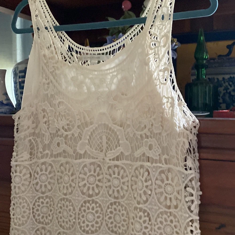 Lovely Lauren Conrad crochet dress - Picture 2 of 4